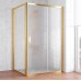Душевой уголок Vegas Glass ZP+ZPV 110*100 09 02 профиль золото, стекло шиншилла