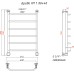 Полотенцесушитель водяной Тругор ЛЦ Браво НП 1 80x40