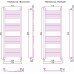 Полотенцесушитель водяной Сунержа Богема+ 120x40
