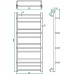Полотенцесушитель водяной Grota Vista 53x120