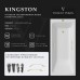 Чугунная ванна Vinsent Veron Kingston 180x80x50 с квадратными ручками матовое золото
