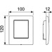 Кнопка смыва TECE Ambia Urinal 9242100 для писсуара