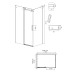 Душевое ограждение Grossman Classic 120.K33.04.1070.10.00 100x70