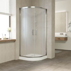 Душевой уголок Vegas Glass ZS 80 08 10 профиль глянцевый хром, стекло сатин 