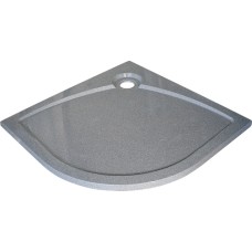 Поддон для душа GuteWetter Deluxe 100x100x4 R серый 