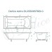 Ванна из искусственного камня Delice Astra 180x80 глянцевая с черными ручками DLR330057RB-G