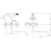 Смеситель Aquanet Опера SD98909A универсальный