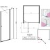 Душевая дверь в нишу Radaway EOS II DWJ 110 R