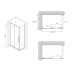 Душевое ограждение Abber Schwarzer Diamant AG30170H-S60 170x60