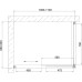 Душевой уголок Vegas Glass ZP+ZPV 110*90 07 01 профиль матовый хром, стекло прозрачное