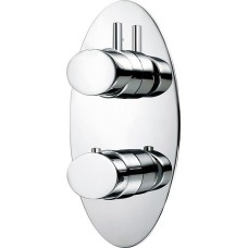 Термостат Bossini Oval Z006210 CR С ВНУТРЕННЕЙ ЧАСТЬЮ, для душа 