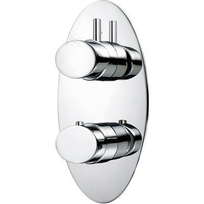 Термостат Bossini Oval Z006210 CR С ВНУТРЕННЕЙ ЧАСТЬЮ, для душа