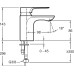 Смеситель Jacob Delafon Aleo+ E72314-CP для раковины