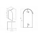 Душевая перегородка ABBER Immer Offen AG64100B 100x200
