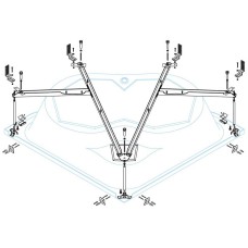 Каркас для ванны Cezares CETINA 150x150