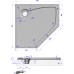 Поддон для душа GuteWetter Deluxe 90x90x4 P белый