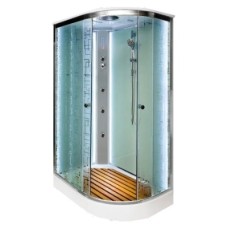 Душевая кабина Deto EM1511 L LED 110x80 с гидромассажем