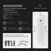 Чугунная ванна Vinsent Veron Soissons 170x70x42 с дугообразными хромированными ручками и антискользящим покрытием