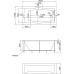 Акриловая ванна 1MarKa Korsika 190х100