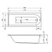 Акриловая ванна Excellent Actima Aurum 180x80