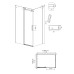 Душевое ограждение Grossman Classic 120.K33.04.1170.21.00 110x70