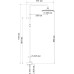 Душевая стойка Wasserkraft A041 темная бронза
