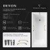 Чугунная ванна Vinsent Veron Devon 175x70x45 с квадратными золотыми ручками