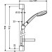 Душевой гарнитур Hansgrohe Croma 100 1jet 27724000  Unica'C