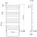 Полотенцесушитель водяной Secado Агата 2 50x100