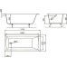 Чугунная ванна Castalia Prime S2021 170x75x48
