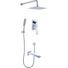 Душевой комплект Lemark Allegro LM5922CW С ВНУТРЕННЕЙ ЧАСТЬЮ 