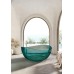Прозрачная ванна ABBER Kristall AT9705Aquamarin 150x150