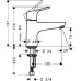 Смеситель Hansgrohe Focus E2 31931000 на борт ванны