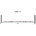 Шторка на ванну BelBagno Uno VF 2 170/145 P Cr