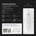 Чугунная ванна Vinsent Veron Soissons 170x70x42 с квадратными золотыми ручками и антискользящим покрытием