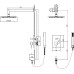 Душевой комплект RGW Shower Panels SP-54 С ВНУТРЕННЕЙ ЧАСТЬЮ