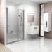 Душевая дверь в нишу Ravak CSD2-110 Transparent, профиль блестящий