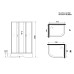 Душевая кабина Niagara NG-33184-14LBK 110x80