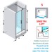 Душевая дверь в нишу Novellini Giada G+F in line GIADNGF138S-1K