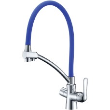 Смеситель Lemark Comfort LM3070C-Blue для кухонной мойки 