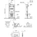 Комплект VitrA Zentrum 9012B003-7206 4 в 1 с микролифтом