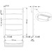 Полотенцесушитель водяной Secado Милан 4 50x80