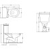 Унитаз-компакт Jaquar Queen's QNS-WHT-7751P