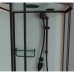 Душевая кабина Frank F409/2 Black 90x90