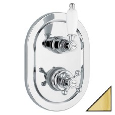 Термостат Cezares Elite VDIM2-T-03/24-Bi С ВНУТРЕННЕЙ ЧАСТЬЮ, золото 