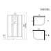 Душевая кабина Niagara NG-33984-14LBKT 90x80