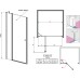 Душевая дверь в нишу Radaway EOS II DWJ 80 L