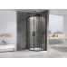 Душевое ограждение Abber Schwarzer Diamant AG01080B 80x80