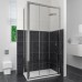 Душевой уголок RGW Classic CL-40 (760-810)х1000 профиль хром, стекло чистое