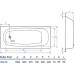 Стальная ванна Koller Pool 130x70 см